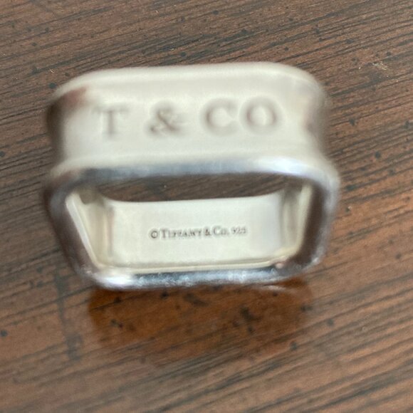 Tiffany & Co - square ring (size 6)  - 925 silver - Picture 10 of 10